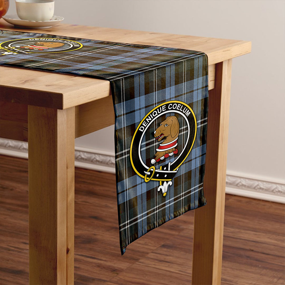 Melville Weathered Clan Badge Tartan Table Runner