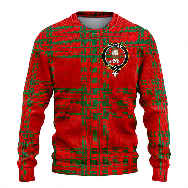 Menzies Ancient Clan Badge Tartan Knitted Sweater