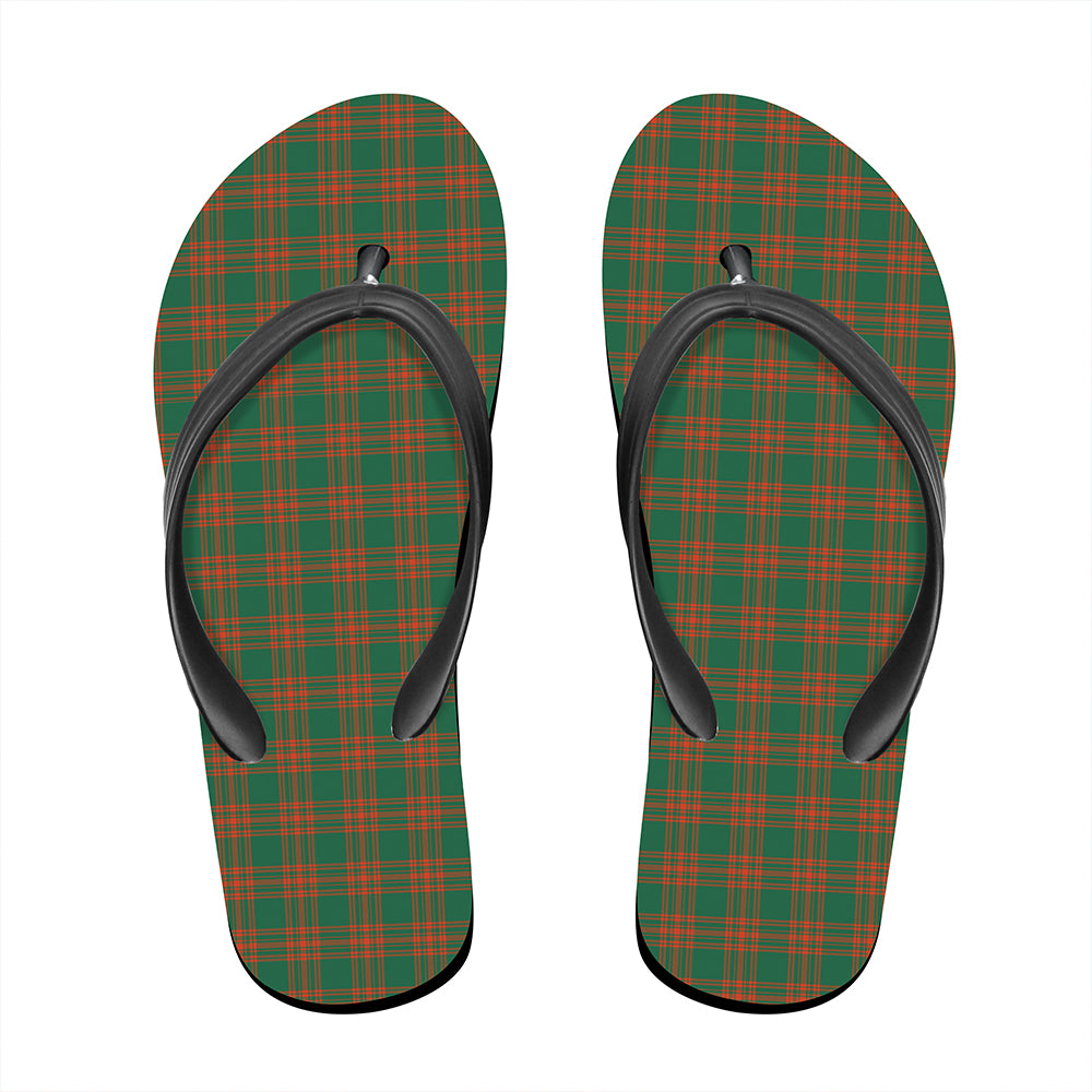 Menzies Green Ancient Tartan Classic Flip Flop