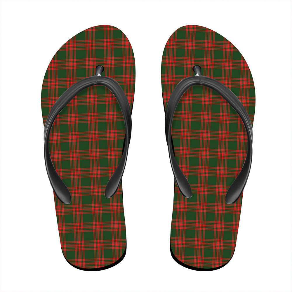 Menzies Green Modern Tartan Classic Flip Flop