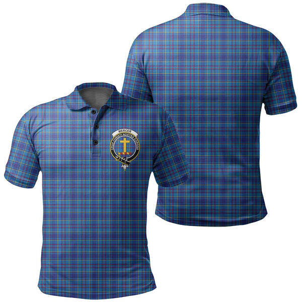 Mercer Modern Tartan Classic Crest Polo Shirt