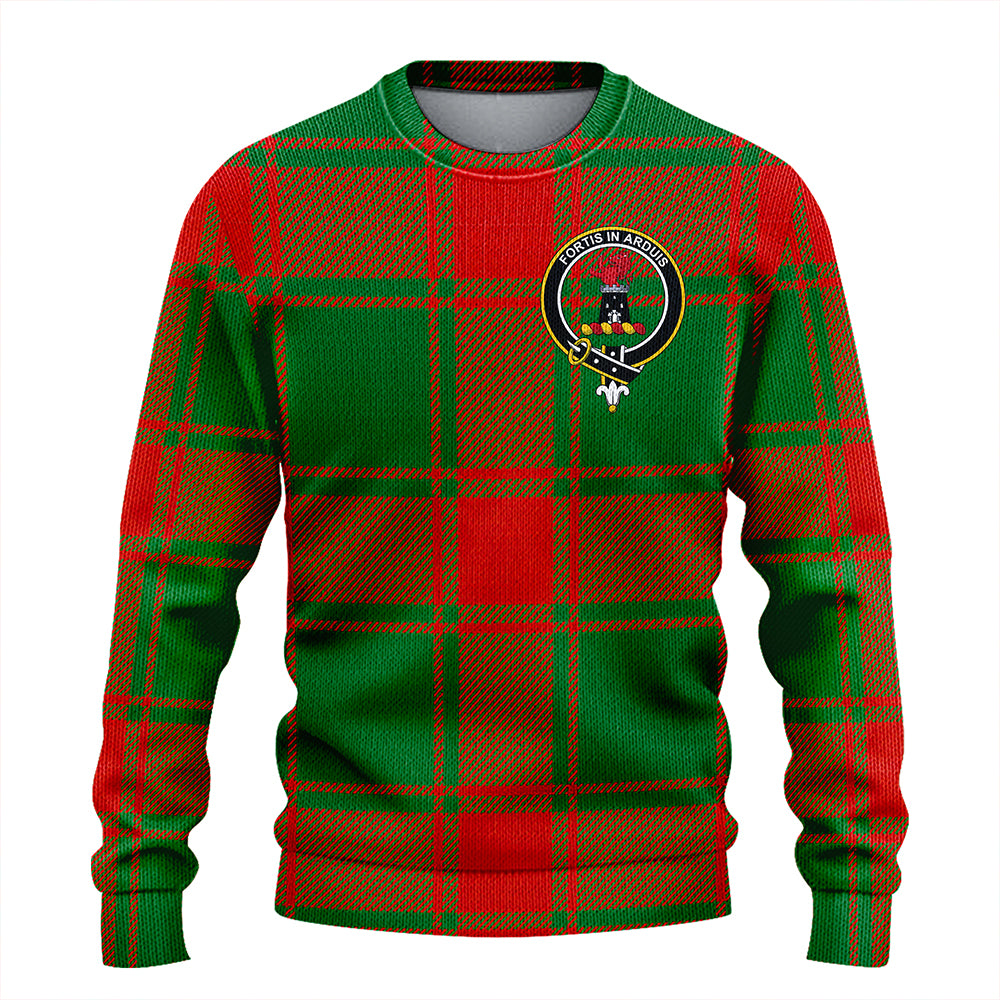 Middleton Modern Clan Badge Tartan Knitted Sweater