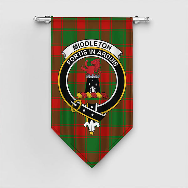 Middleton Modern Tartan Classic Crest Gonfalon