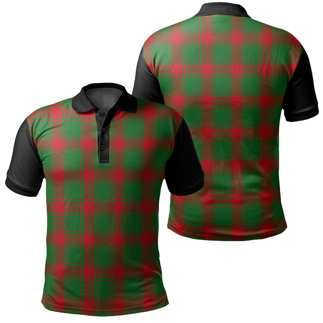 Middleton Modern Tartan Classic Polo Shirt Black Neck 1 Style