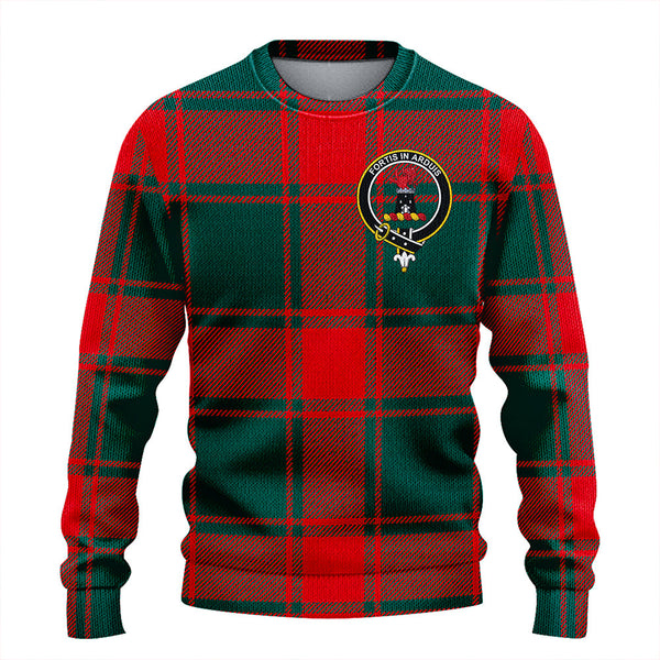 Middleton Weathered Clan Badge Tartan Knitted Sweater