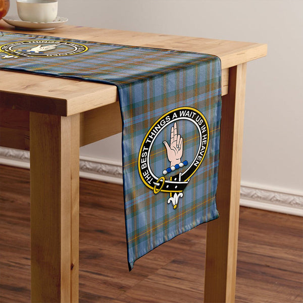 Miller Weathered Clan Badge Tartan Table Runner