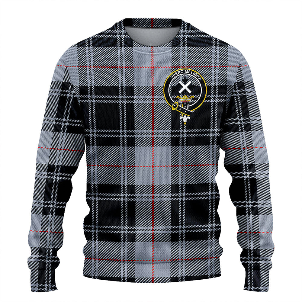 Moffat Ancient Clan Badge Tartan Knitted Sweater