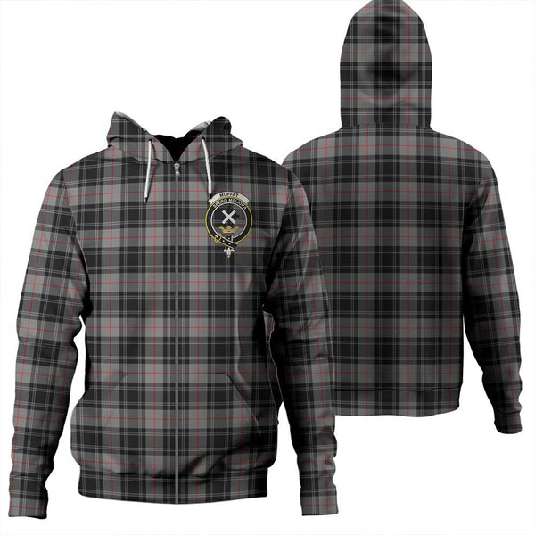 Moffat Modern Tartan Classic Crest Zipper Hoodie