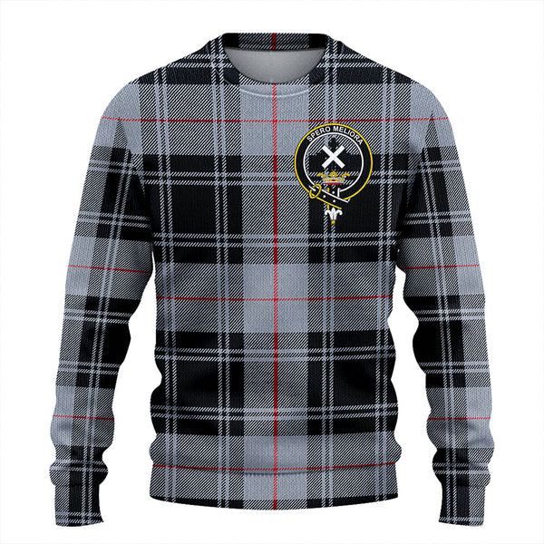 Moffat Modern Clan Badge Tartan Knitted Sweater