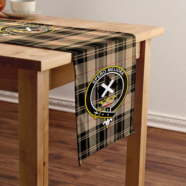 Moffat Weathered Clan Badge Tartan Table Runner