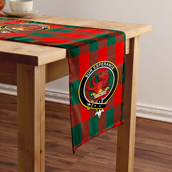 Moncrieffe Modern Clan Badge Tartan Table Runner