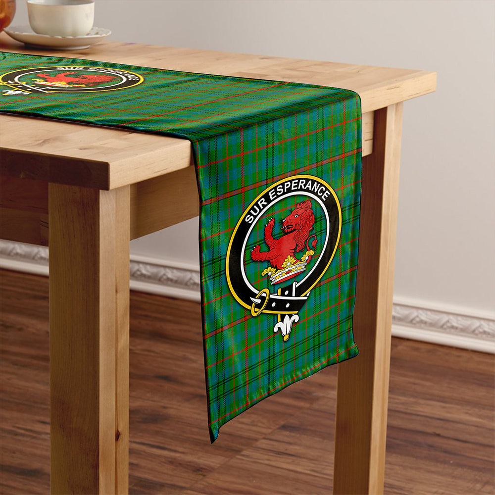 Moncrieffe of Atholl Ancient Clan Badge Tartan Table Runner