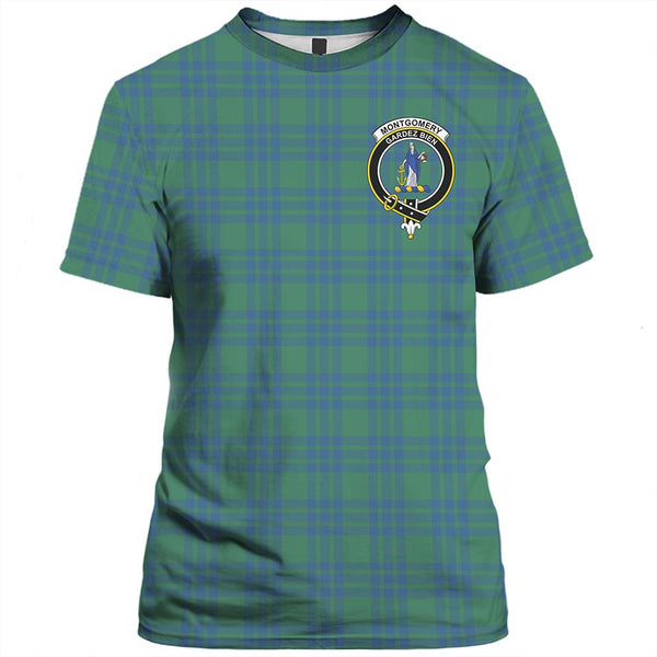 Montgomery Ancient Tartan Classic Crest T-Shirt