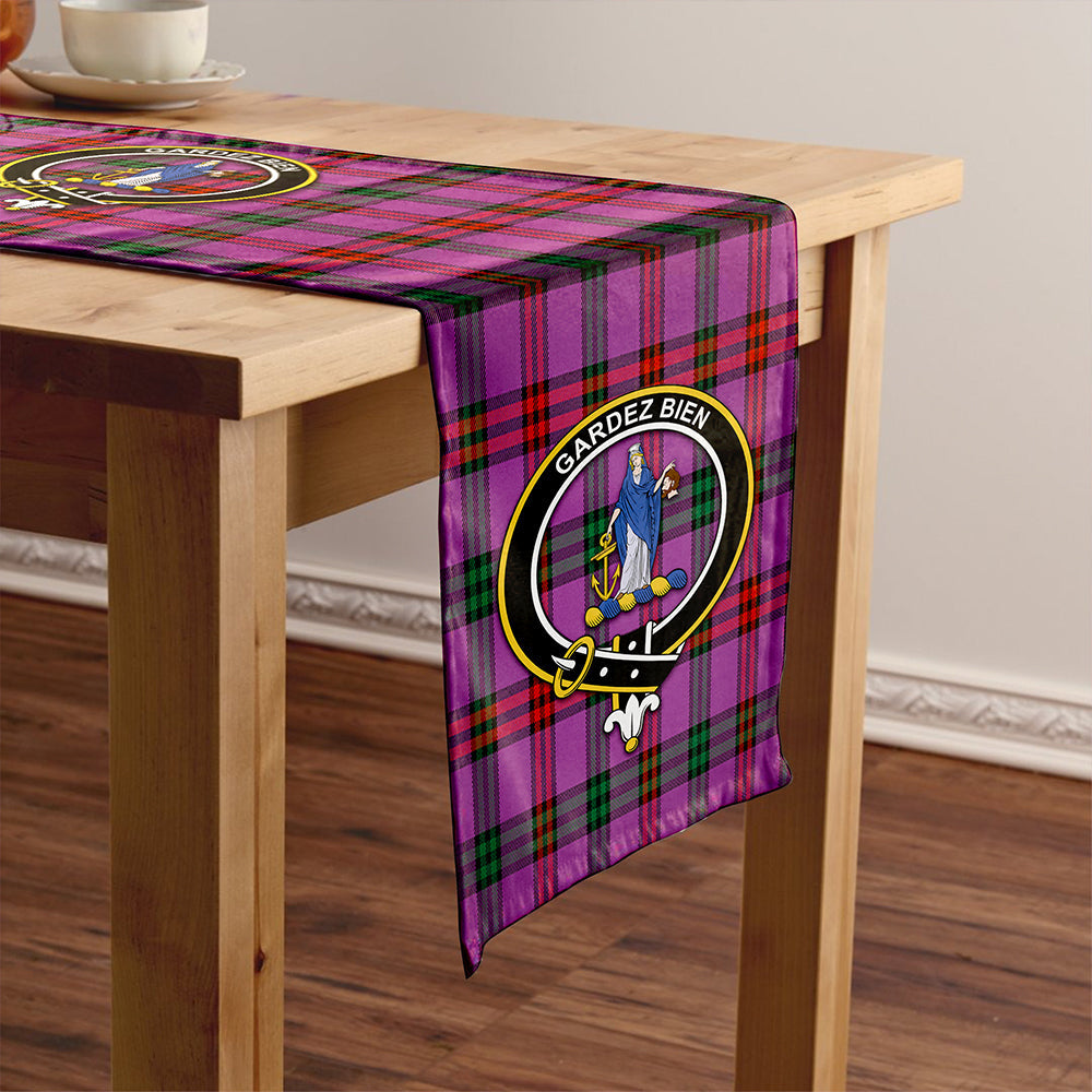 Montgomery Ancient Clan Badge Tartan Table Runner