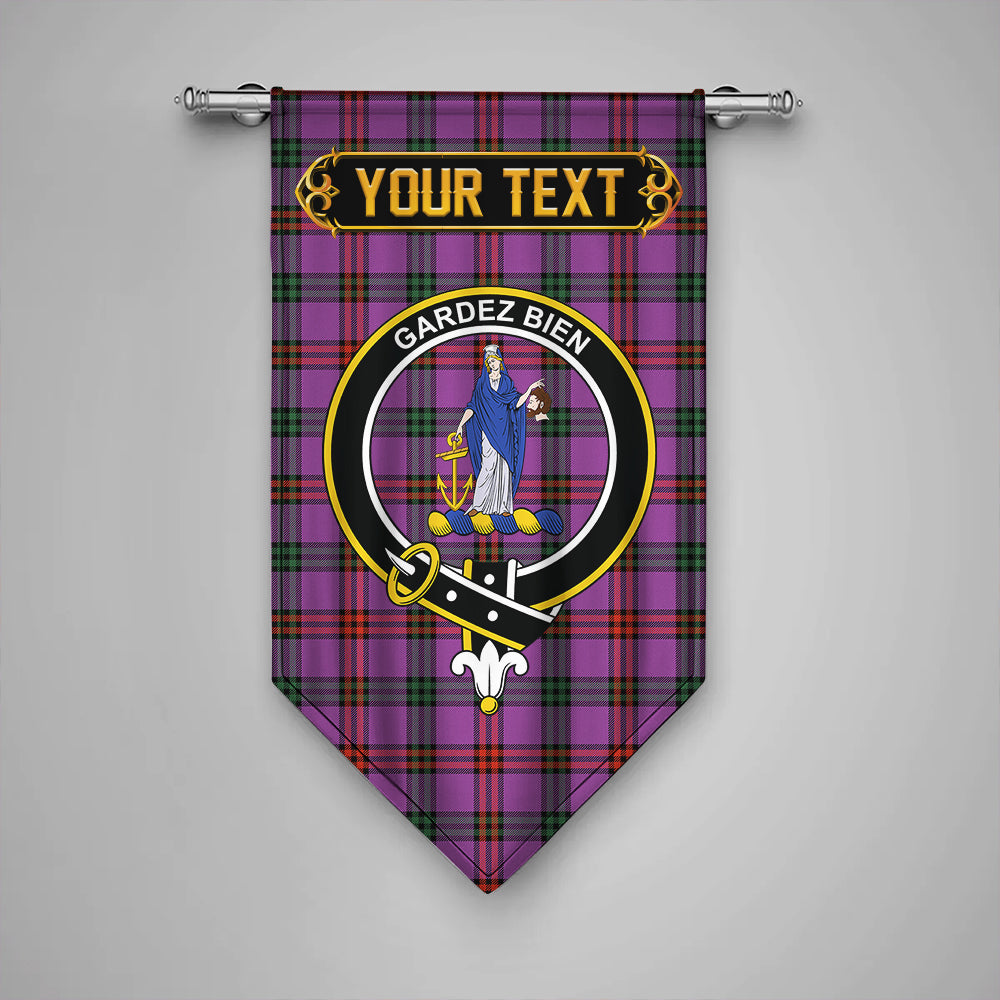 Montgomery Ancient Clan Badge Tartan Gonfalon Personalize