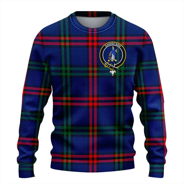 Montgomery Modern Clan Badge Tartan Knitted Sweater