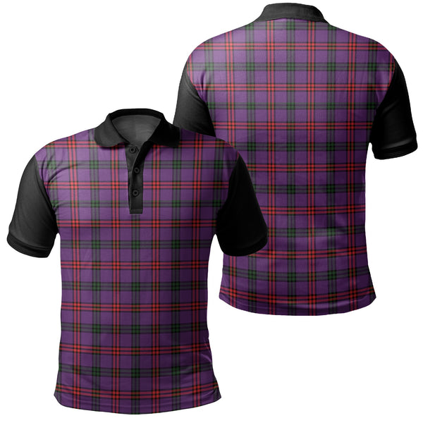 Montgomery Modern Tartan Classic Polo Shirt Black Neck 1 Style