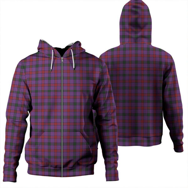 Montgomery Modern Tartan Classic Zipper Hoodie