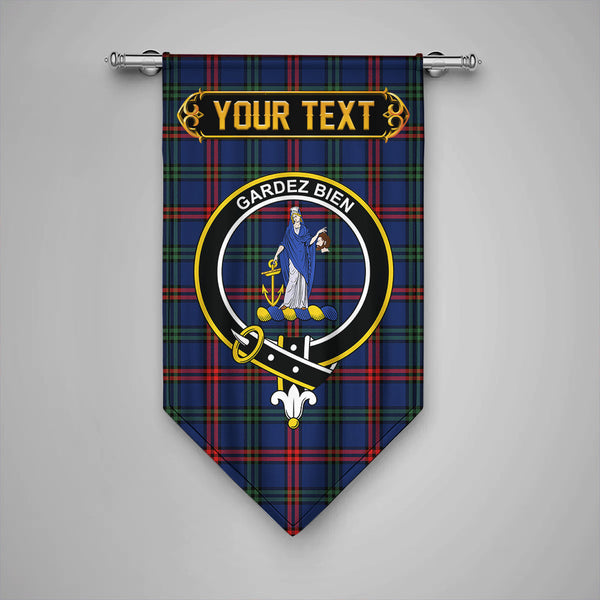 Montgomery Modern Clan Badge Tartan Gonfalon Personalize