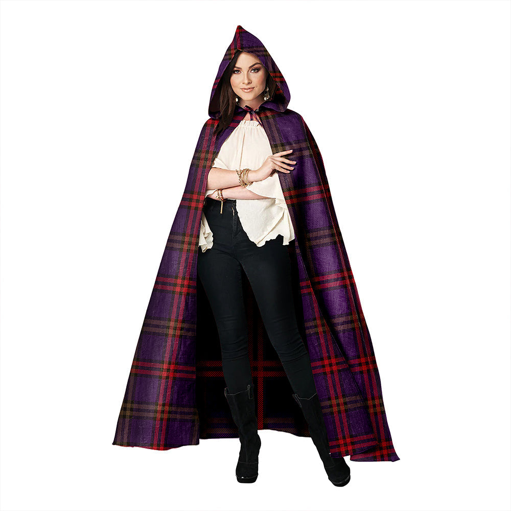 Montgomery Weathered Clan Badge Tartan Hooded Cloak