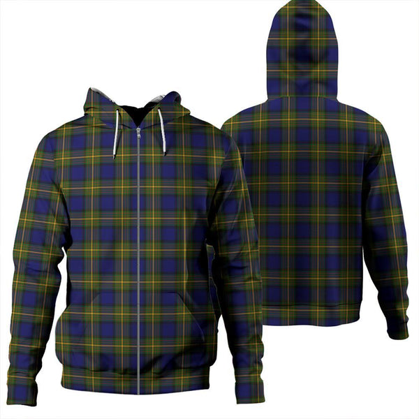 More (Muir) Tartan Classic Zipper Hoodie