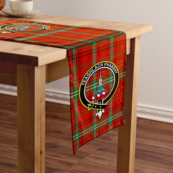 Morrison Ancient Clan Badge Tartan Table Runner