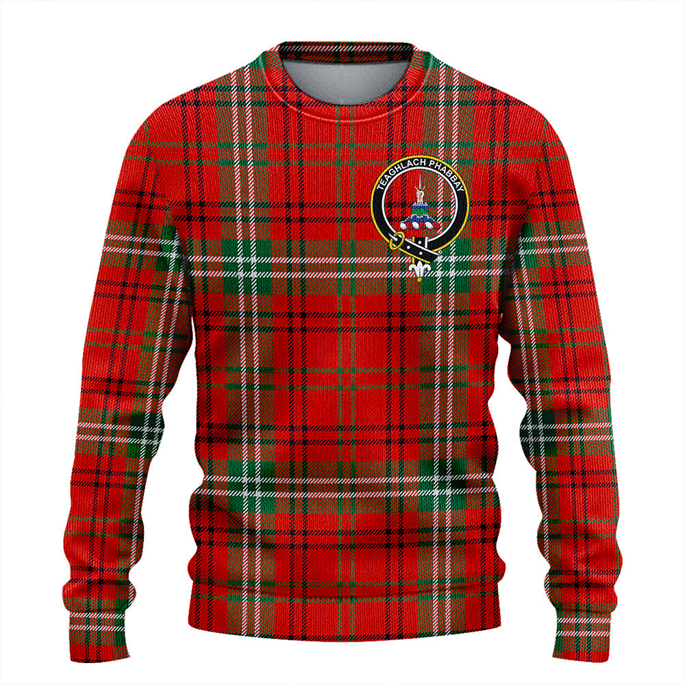 Morrison Ancient Clan Badge Tartan Knitted Sweater