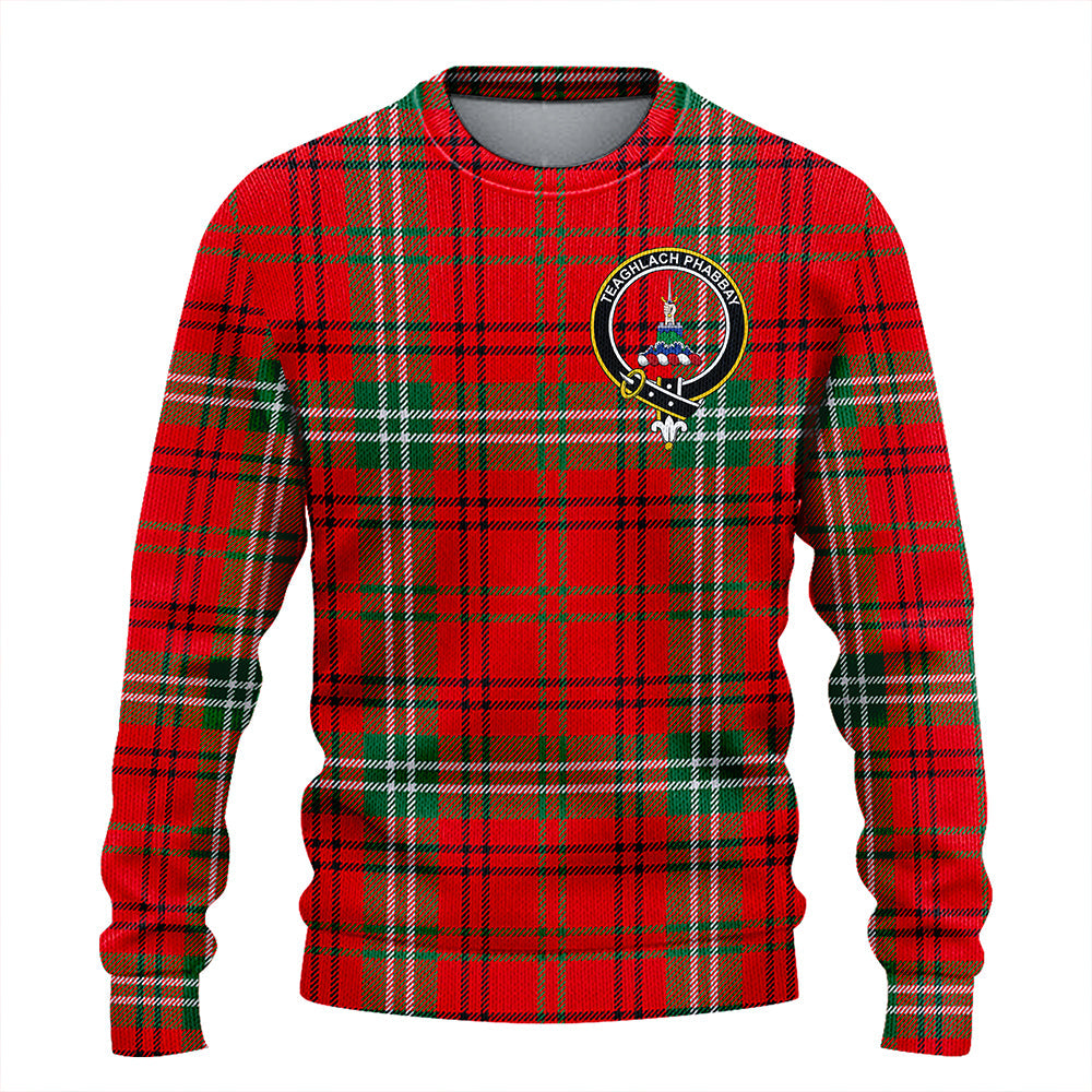 Morrison Modern Clan Badge Tartan Knitted Sweater