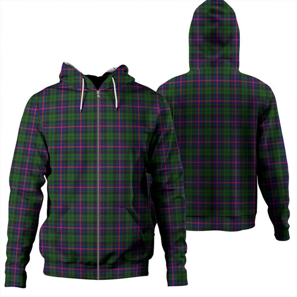 Morrison Modern Tartan Classic Zipper Hoodie