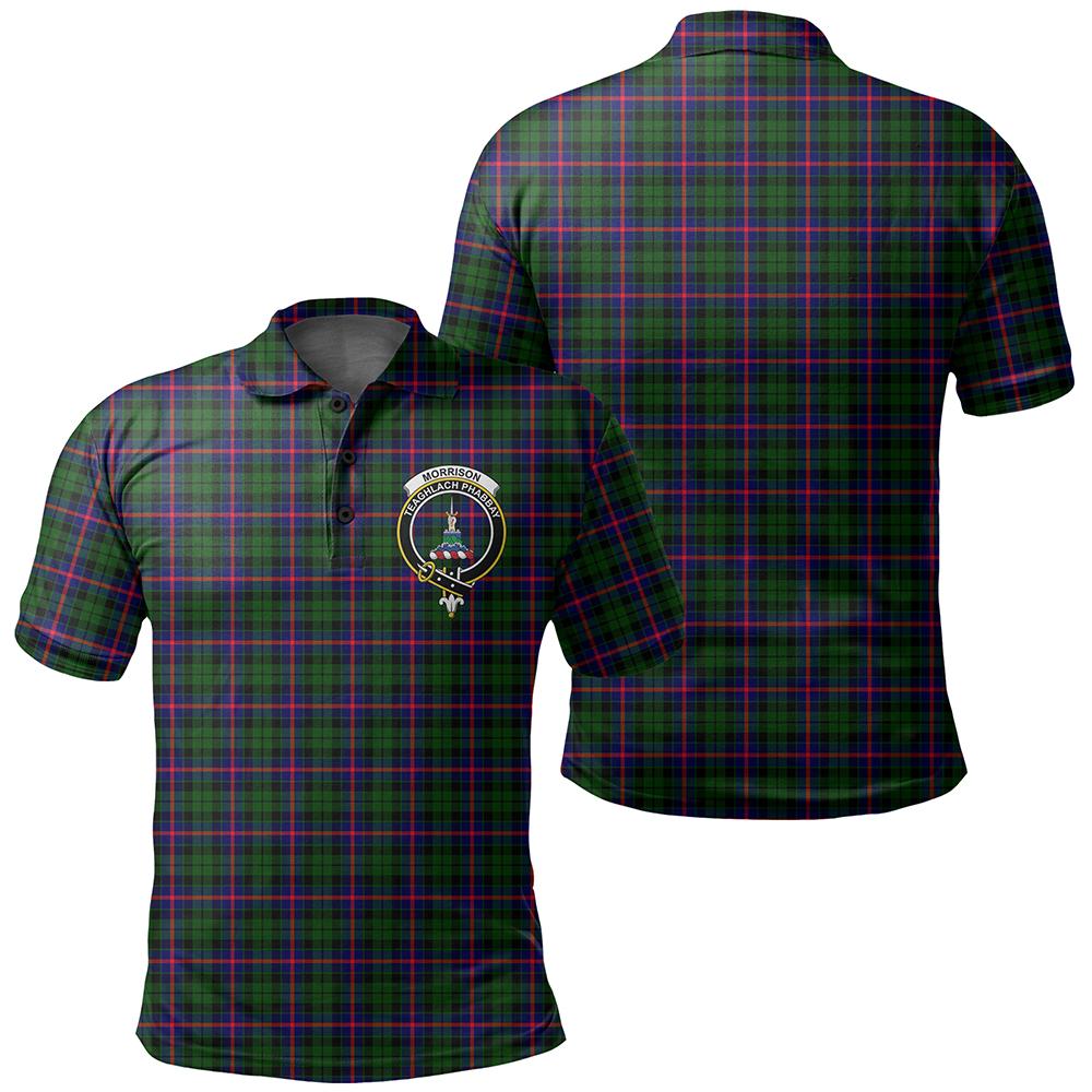 Morrison Modern Tartan Classic Crest Polo Shirt