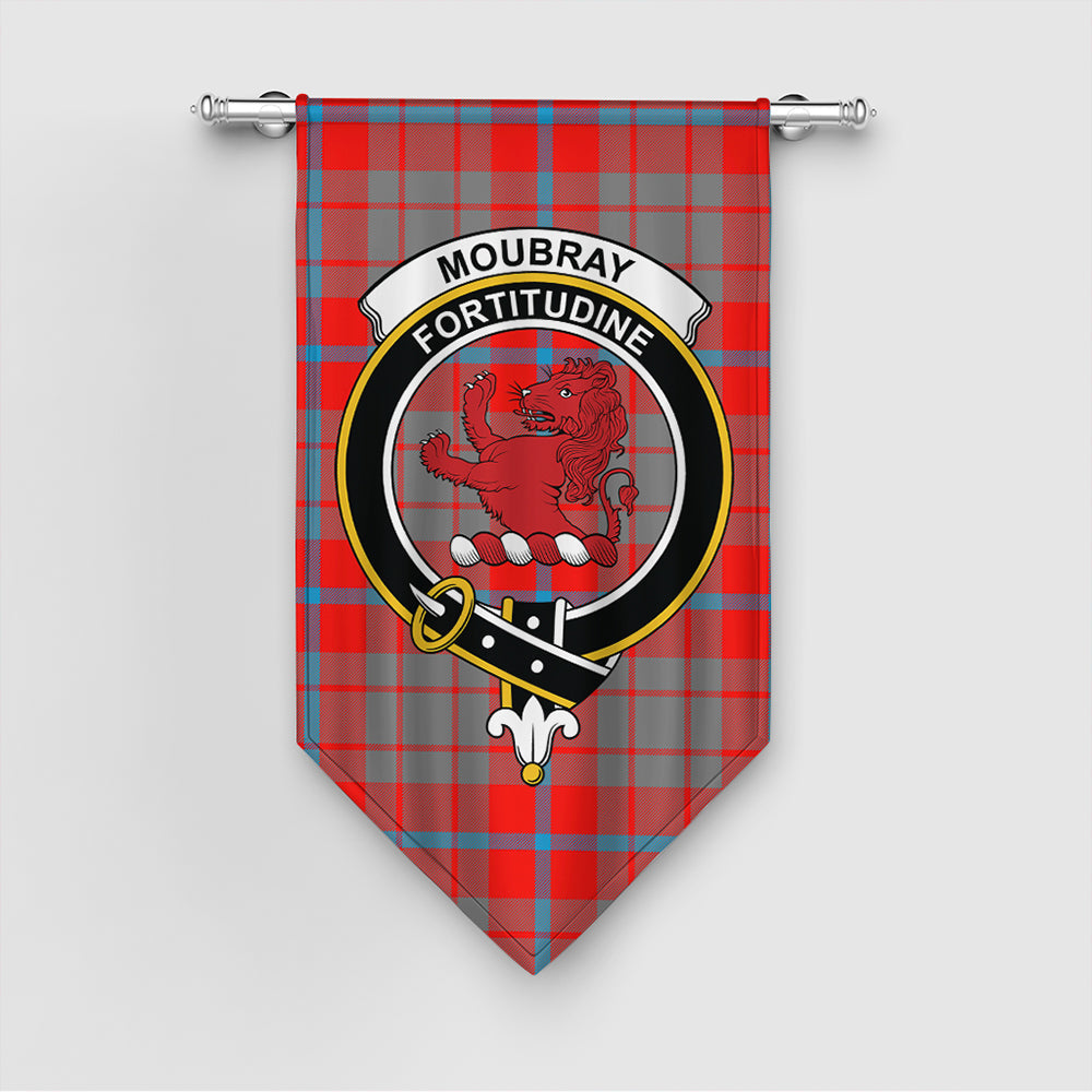 Moubray Tartan Classic Crest Gonfalon