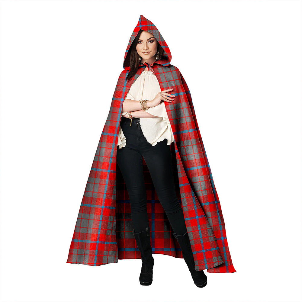 Moubray Clan Badge Tartan Hooded Cloak