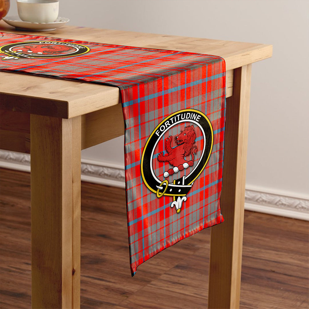 Moubray Clan Badge Tartan Table Runner