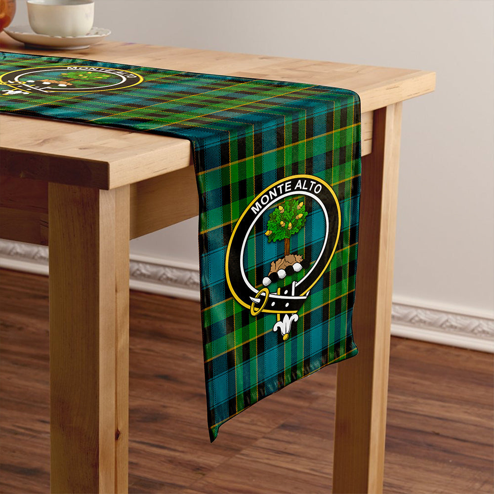 Mowat Ancient Clan Badge Tartan Table Runner