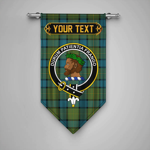 Muir Ancient Clan Badge Tartan Gonfalon Personalize