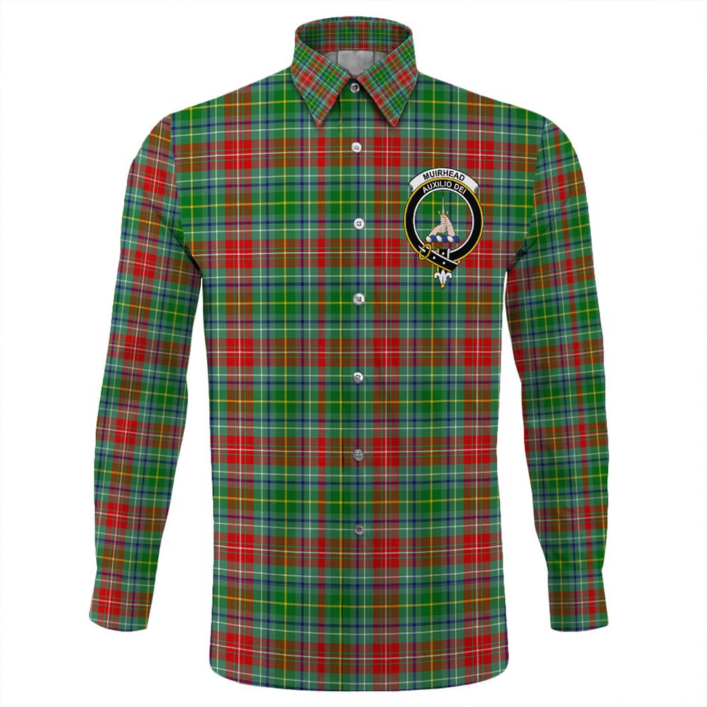 Muirhead Tartan Classic Crest Long Sleeve Button Shirt