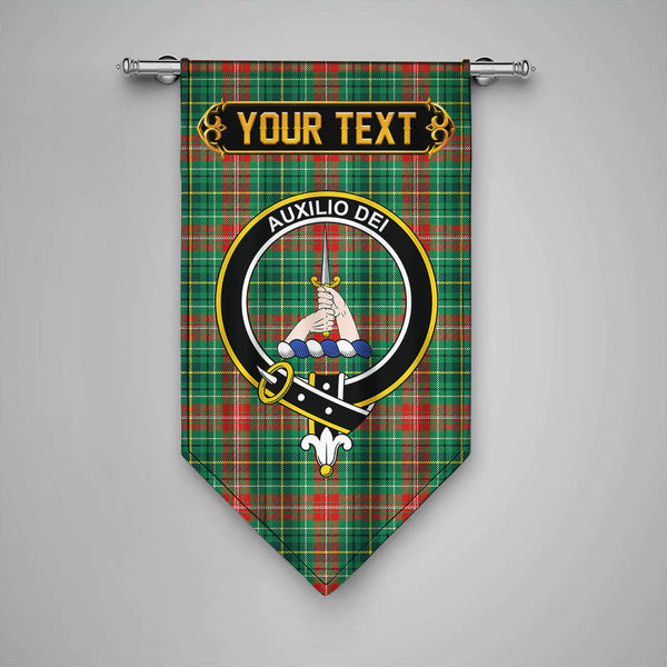 Muirhead Modern Clan Badge Tartan Gonfalon Personalize