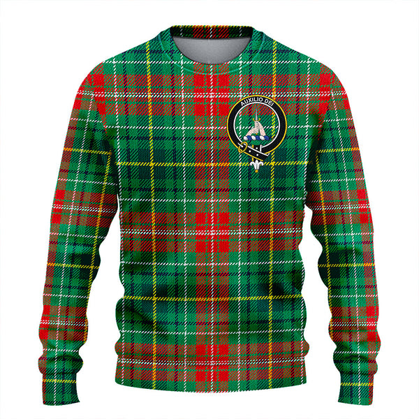 Muirhead Modern Clan Badge Tartan Knitted Sweater