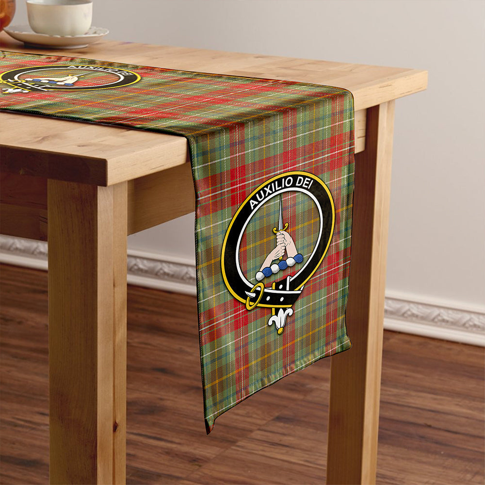 Muirhead Weathered Clan Badge Tartan Table Runner