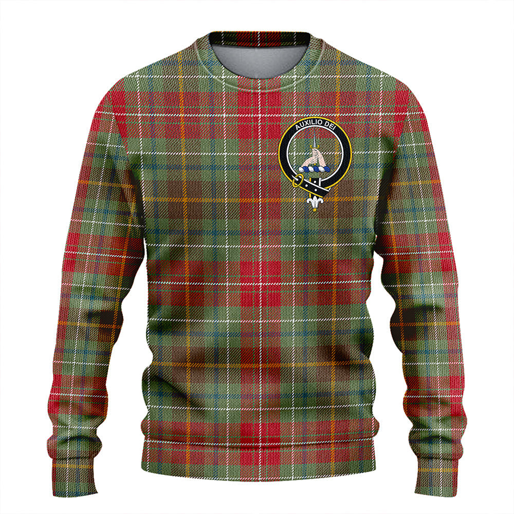 Muirhead Weathered Clan Badge Tartan Knitted Sweater