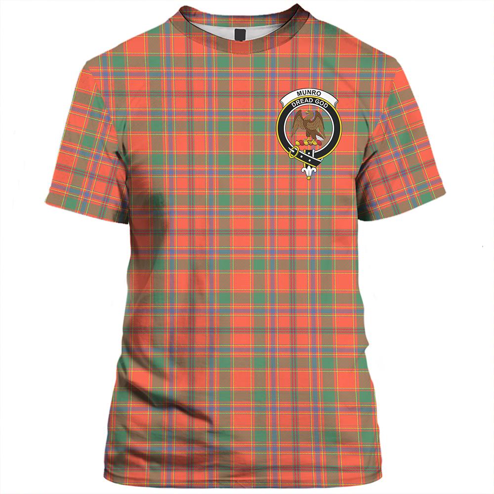 Munro Ancient Tartan Classic Crest T-Shirt