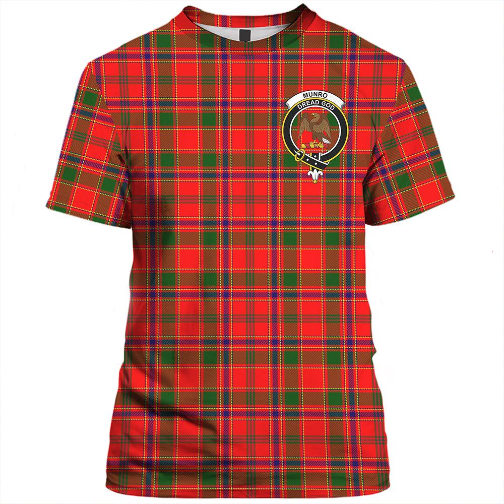 Munro Modern Tartan Classic Crest T-Shirt