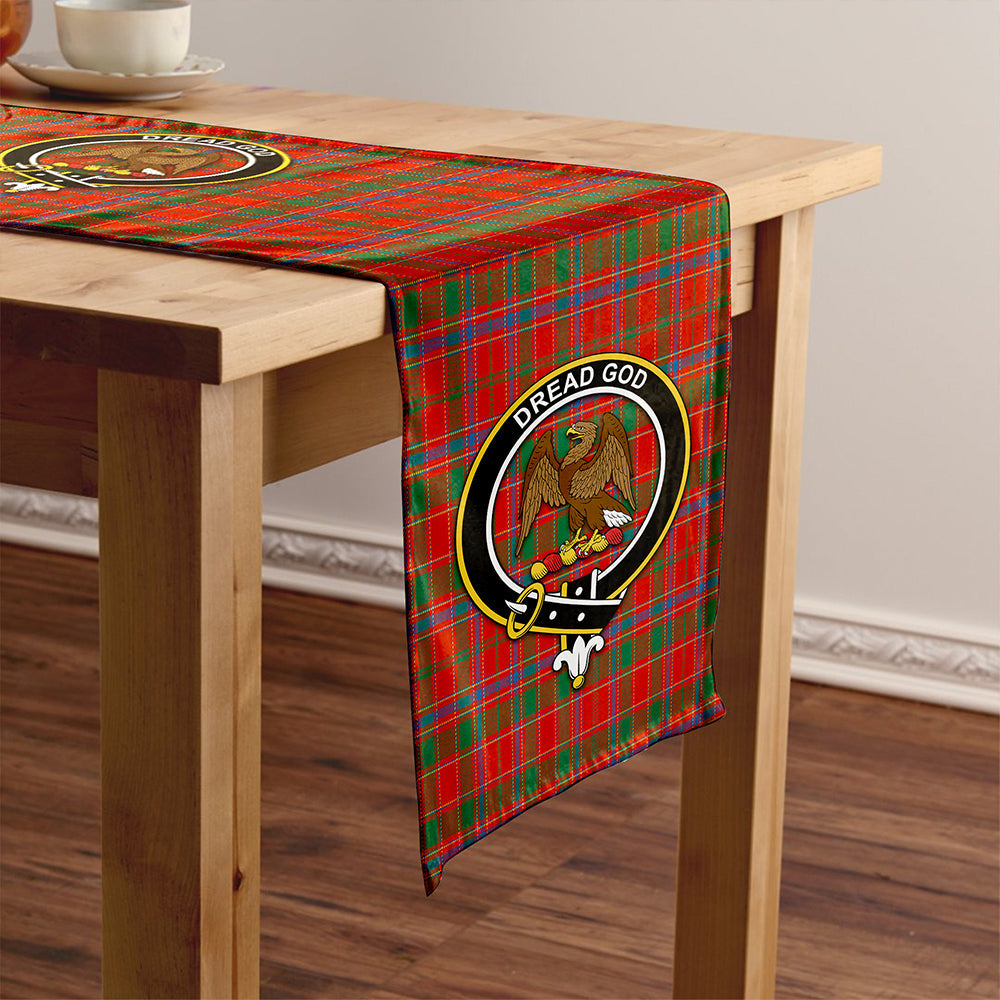 Munro Ancient Clan Badge Tartan Table Runner