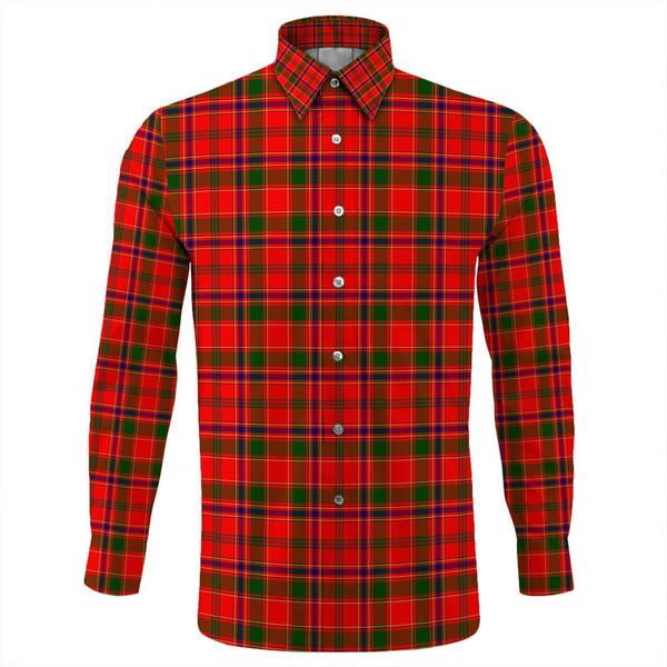 Munro Modern Tartan Classic Long Sleeve Button Shirt