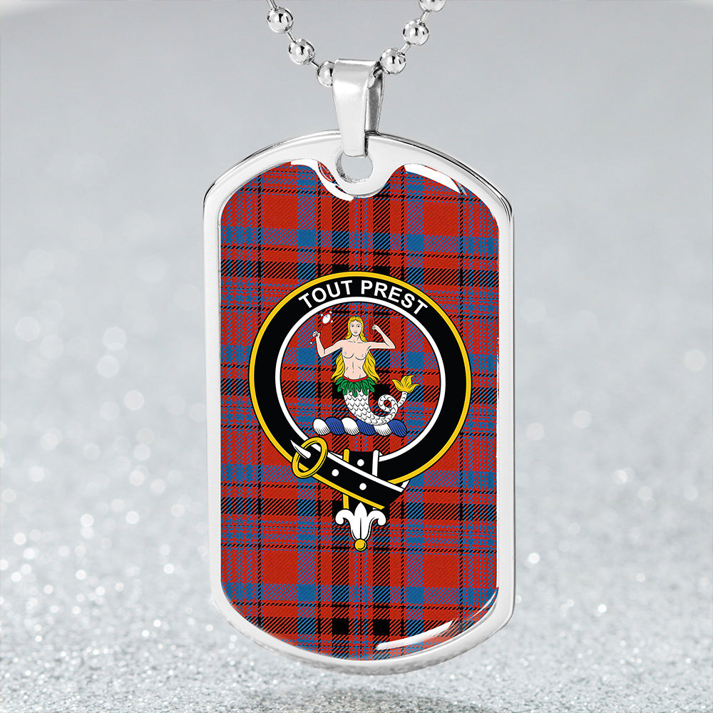 Murray Bed hanging Ancient Clan Badge Classic Tartan Dog Tag Necklace