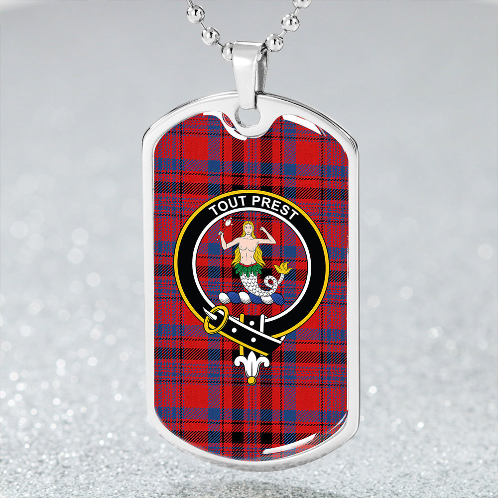 Murray Bed hanging Modern Clan Badge Classic Tartan Dog Tag Necklace