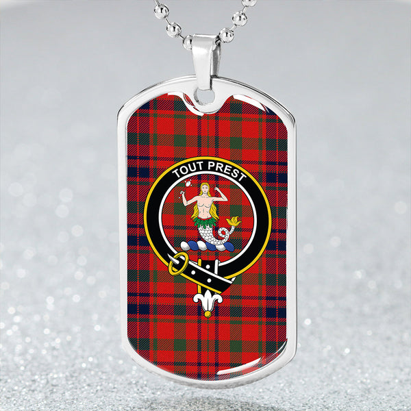 Murray Blair sample Modern Clan Badge Classic Tartan Dog Tag Necklace