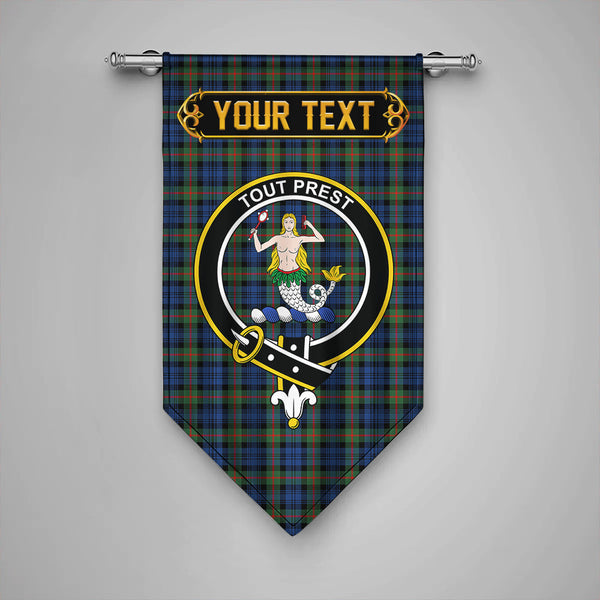 Murray Modern Clan Badge Tartan Gonfalon Personalize