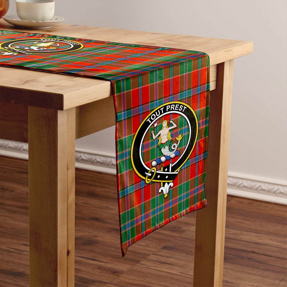 Murray of Abercairney Ancient Clan Badge Tartan Table Runner