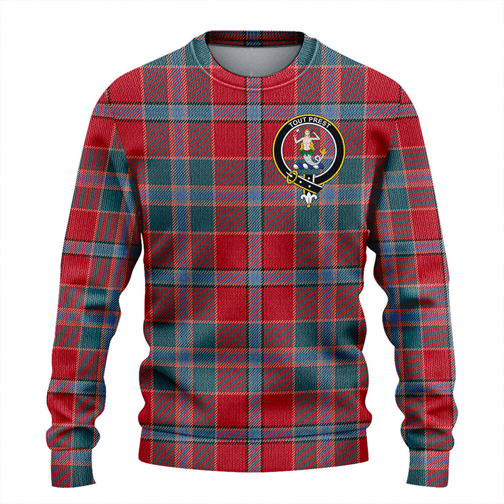 Murray of Abercairney Weathered Clan Badge Tartan Knitted Sweater